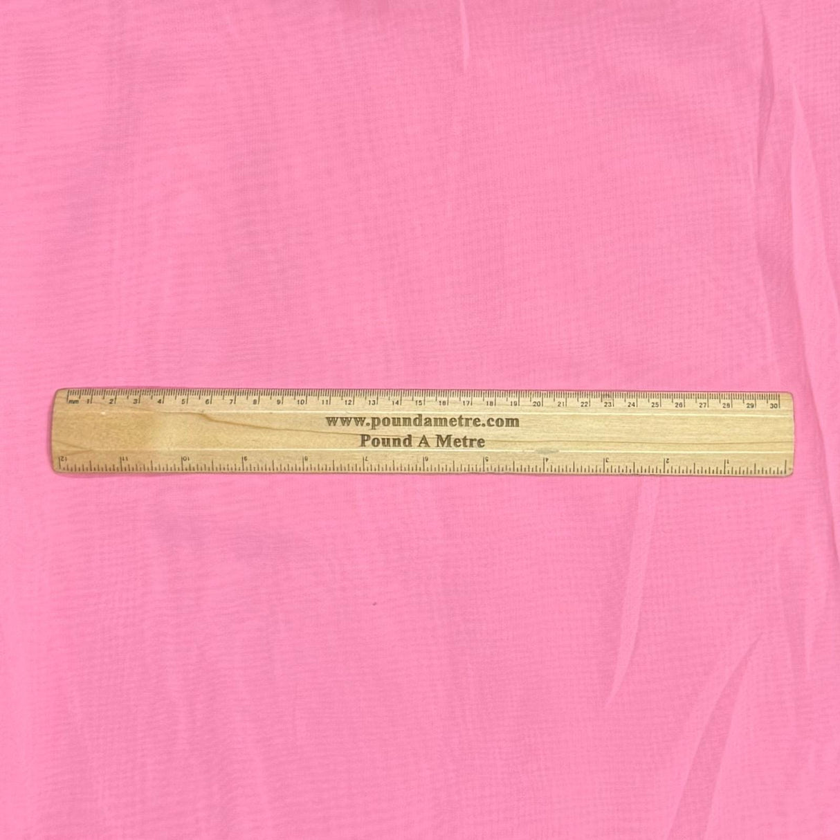 Pound A Metre 3 Metres 3 Metres Luxury Plain Chiffon- 55" Wide - (Pink)
