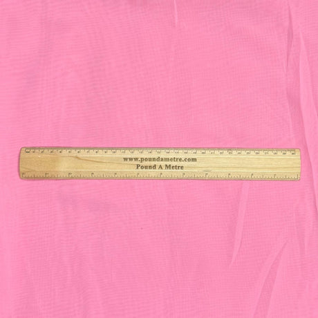 Pound A Metre 3 Metres 3 Metres Luxury Plain Chiffon- 55" Wide - (Pink)