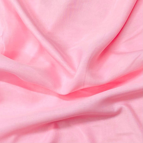 Pound A Metre 3 Metres 3 Metres Luxury Plain Soft Touch Chiffon- 55" Wide - (Baby Pink) (WOWZA)