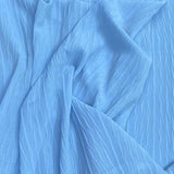 Pound A Metre 3 Metres 3 Metres Luxury Plain Soft Touch Chiffon- 55" Wide - (Sky) (WOWZA)