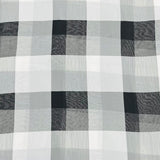 Pound A Metre 3 Metres Luxury Printed Chiffon- 55" Wide- (Black & White)