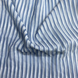 Pound A Metre 3 Metres Luxury Printed Chiffon- 55" Wide- (Blue & White)