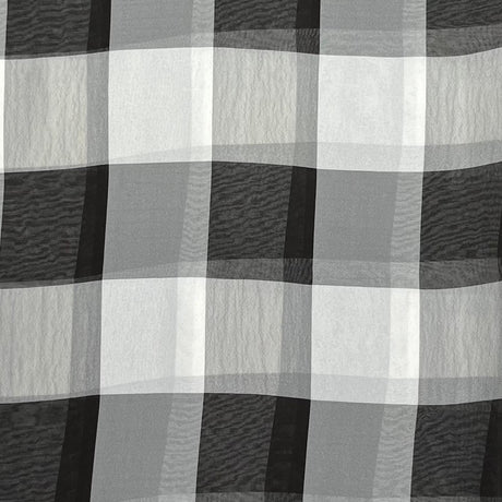 Pound A Metre 3 Metres Luxury Printed Chiffon- 55" Wide- (Checks)