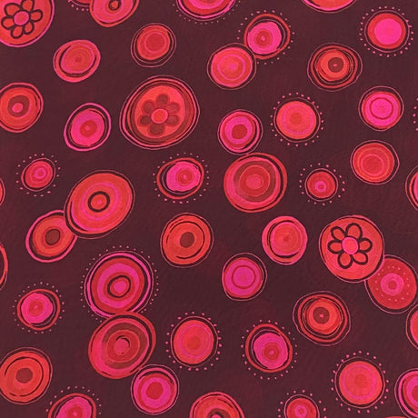 Pound A Metre 3 Metres Luxury Printed Chiffon- 55" Wide - (Circle)