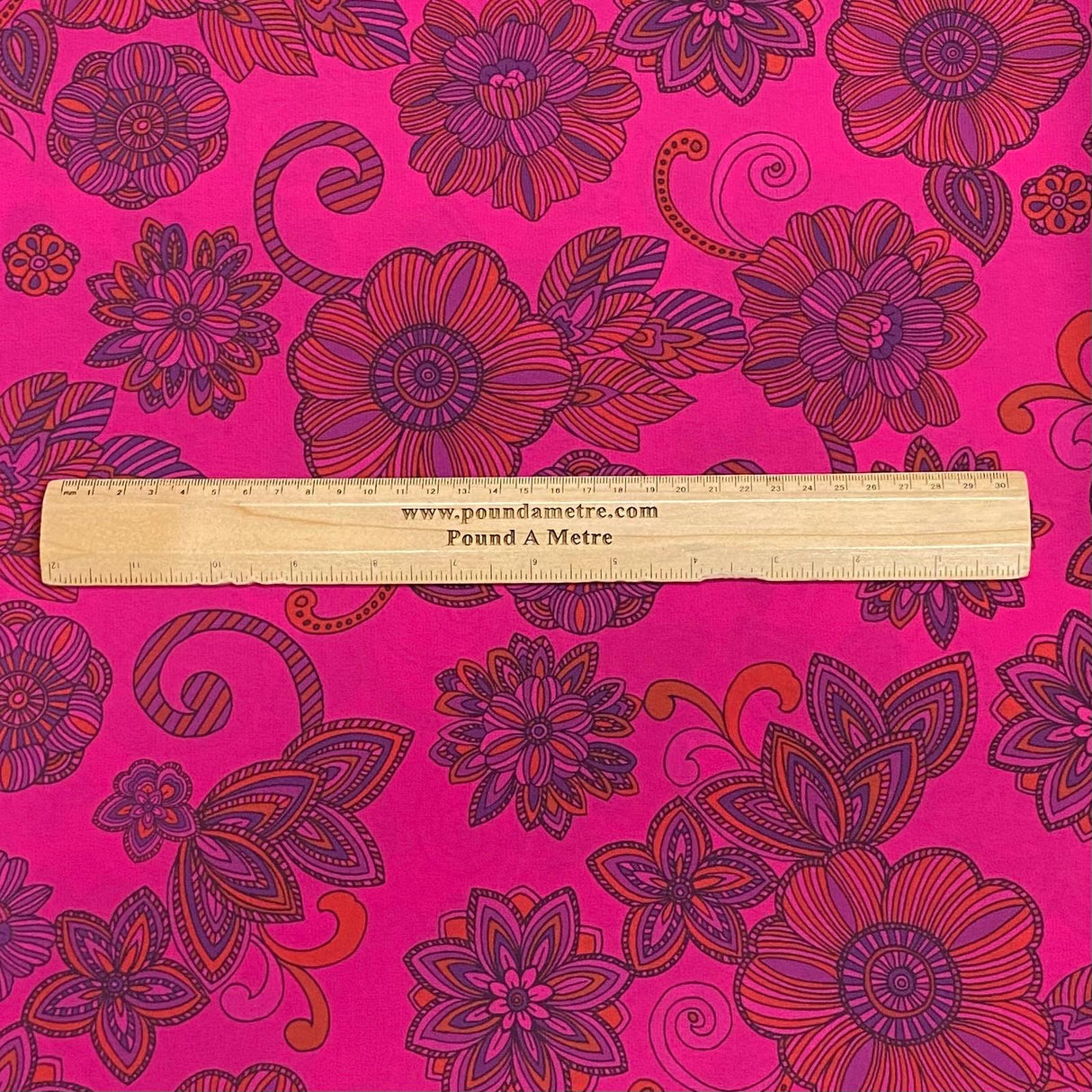 Pound A Metre 3 Metres Luxury Printed Chiffon- 55" Wide - (Design)