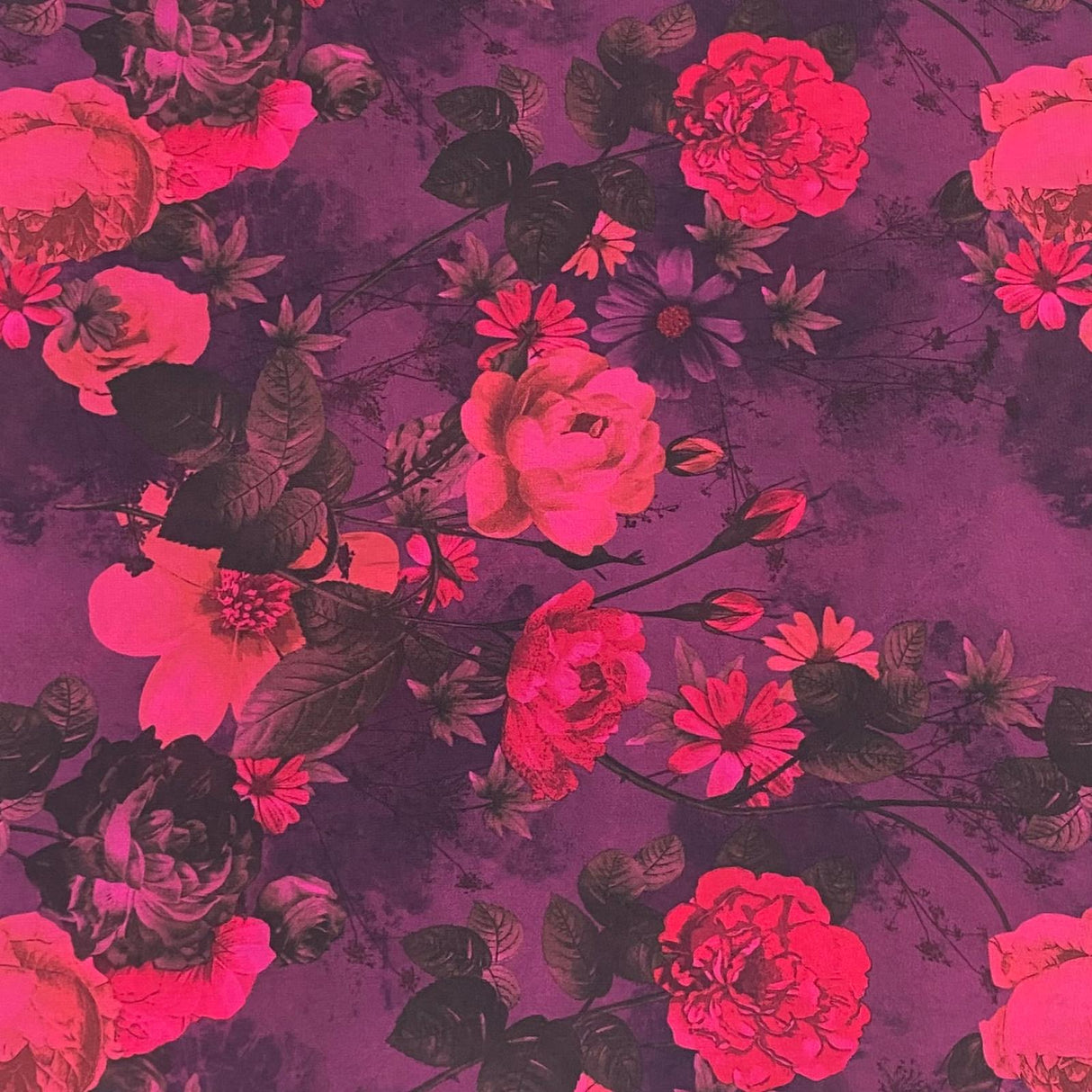 Pound A Metre 3 Metres Luxury Printed Chiffon- 55" Wide - (Eden)