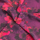 Pound A Metre 3 Metres Luxury Printed Chiffon- 55" Wide - (Eden)