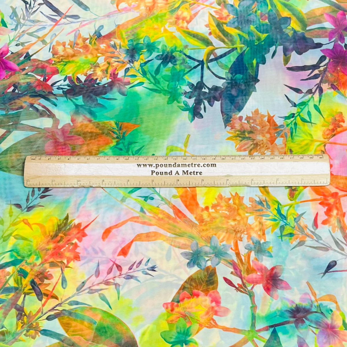 Pound A Metre 3 Metres Luxury Printed Chiffon- 55" Wide- (Forrest)