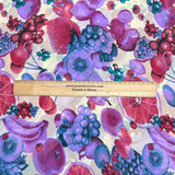 Pound A Metre 3 Metres Luxury Printed Chiffon- 55" Wide- (Fruit)