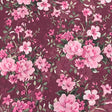 Pound A Metre 3 Metres Luxury Printed Chiffon- 55" Wide- (Maroon Flower)
