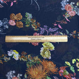 Pound A Metre 3 Metres Luxury Printed Chiffon- 55" Wide- (Navy)