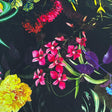 Pound A Metre 3 Metres Luxury Printed Chiffon- 55" Wide- (Night Garden)