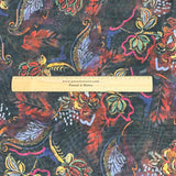 Pound A Metre 3 Metres Luxury Printed Chiffon- 55" Wide- (Night Garden)