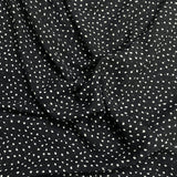 Pound A Metre 3 Metres Luxury Printed Chiffon- 55" Wide- (Polka)