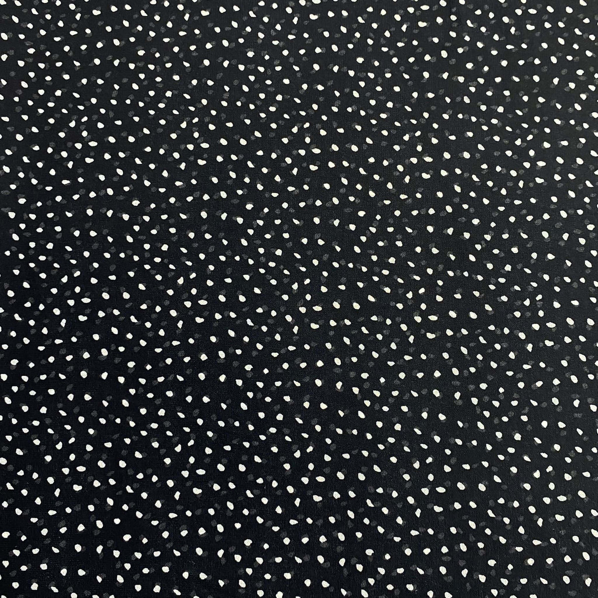 Pound A Metre 3 Metres Luxury Printed Chiffon- 55" Wide- (Polka)