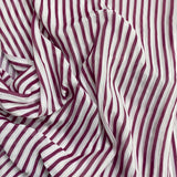 Pound A Metre 3 Metres Luxury Printed Chiffon- 55" Wide- (Purple & White)