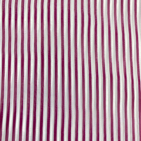 Pound A Metre 3 Metres Luxury Printed Chiffon- 55" Wide- (Purple & White)