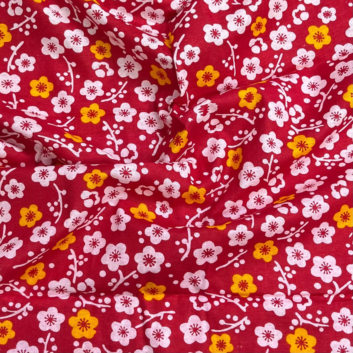 Pound A Metre 3 Metres Luxury Printed Cotton – 36" Wide- (Apple)
