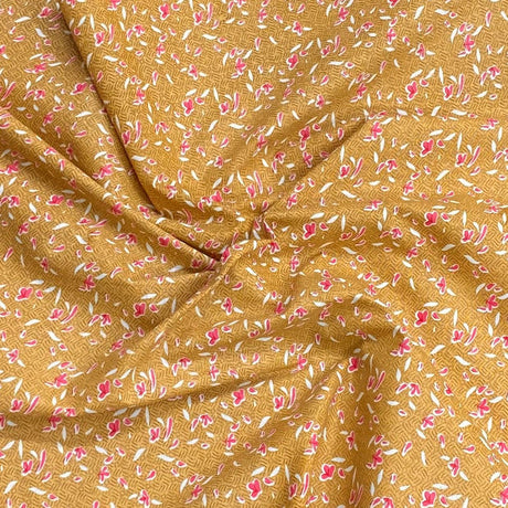 Pound A Metre 3 Metres Luxury Printed Cotton – 36" Wide- (Beige) (EOL)