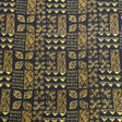 Pound A Metre 3 Metres Luxury Printed Cotton – 36" Wide- (Black & Gold)