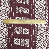 Pound A Metre 3 Metres Luxury Printed Cotton – 36" Wide- (Brown)