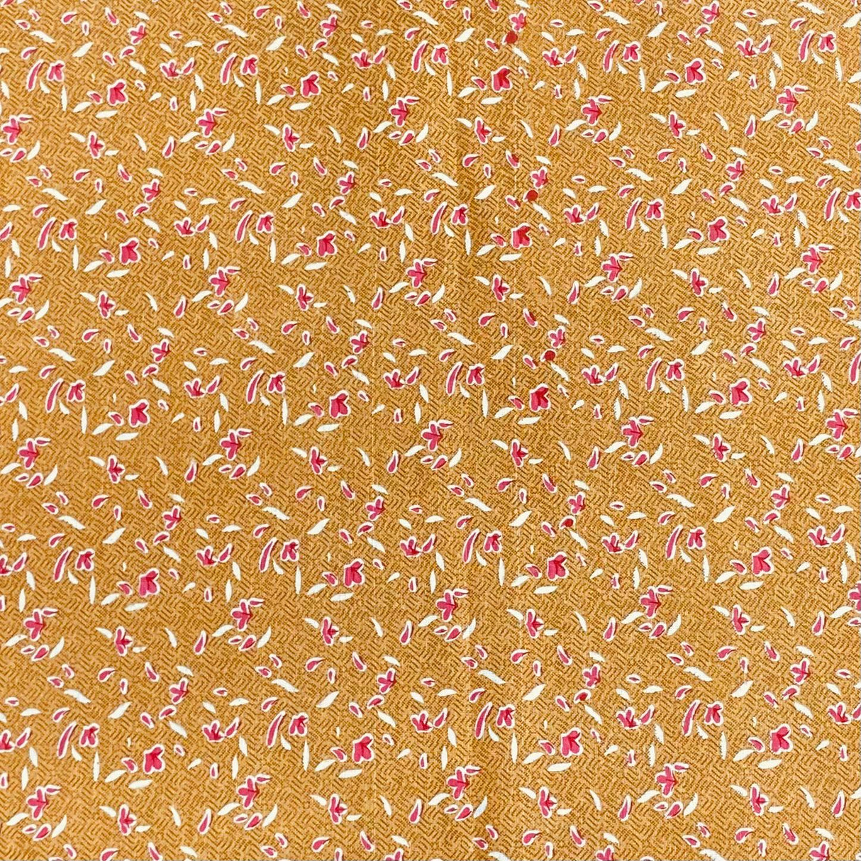 Pound A Metre 3 Metres Luxury Printed Cotton – 36" Wide- (Brown & Red)