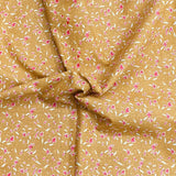 Pound A Metre 3 Metres Luxury Printed Cotton – 36" Wide- (Brown & Red)