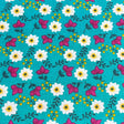 Pound A Metre 3 Metres Luxury Printed Cotton – 36" Wide- (Flower Pot)