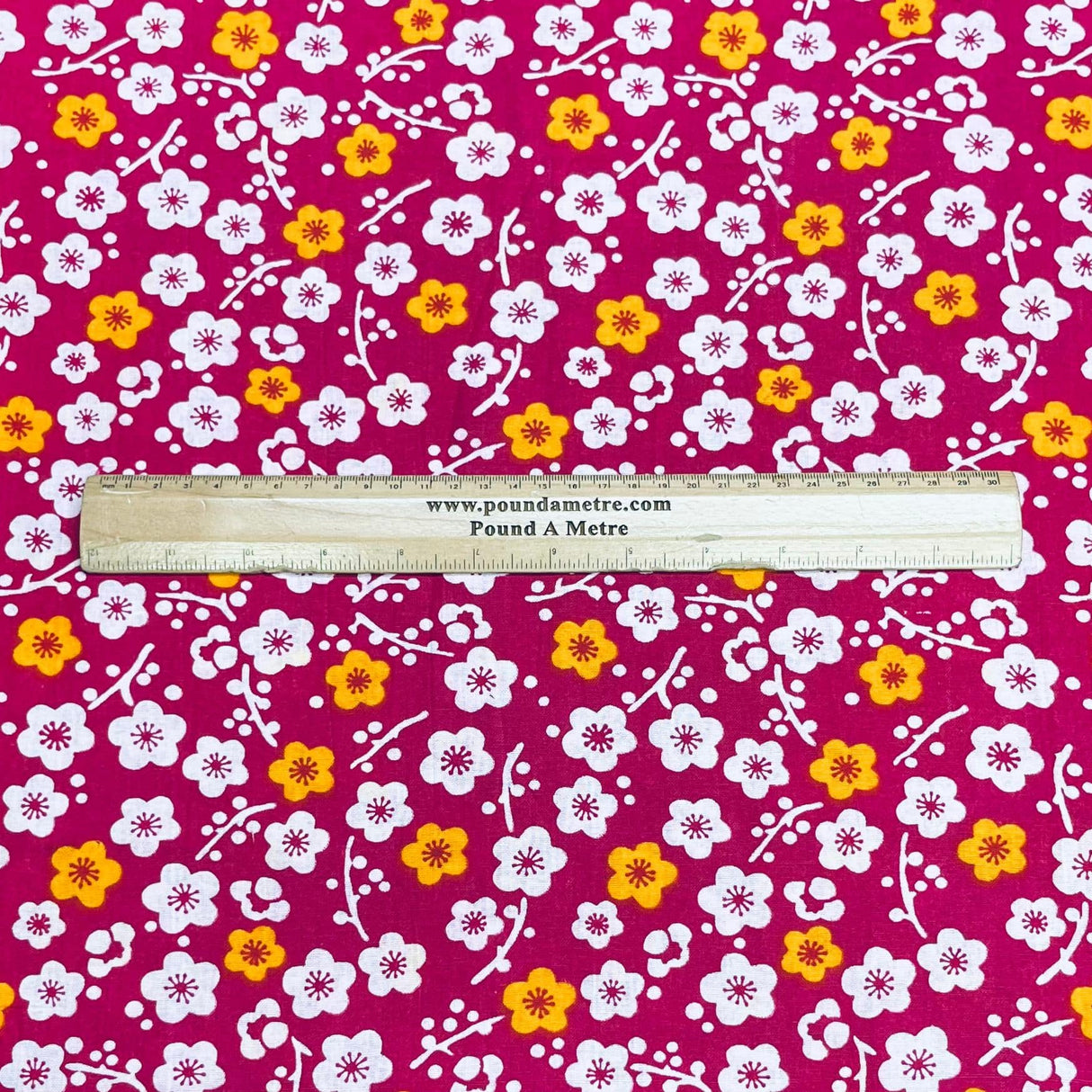 Pound A Metre 3 Metres Luxury Printed Cotton – 36" Wide- (Flower)