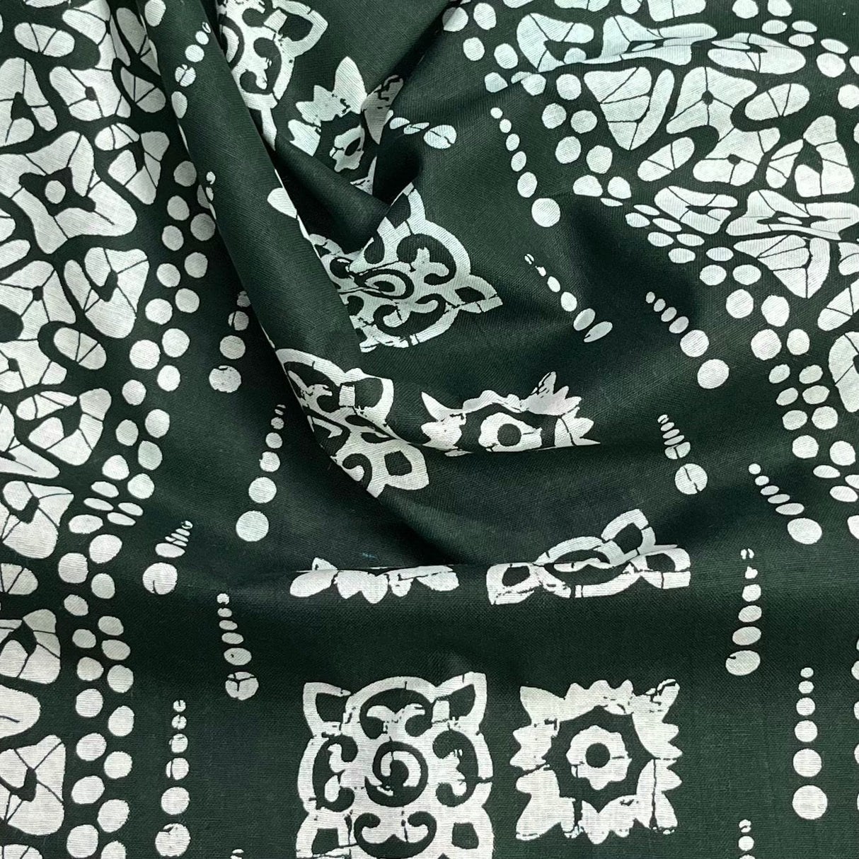 Pound A Metre 3 Metres Luxury Printed Cotton – 36" Wide- (Green)