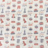 Pound A Metre 3 Metres Luxury Printed Cotton – 36" Wide- (London) (EOL)