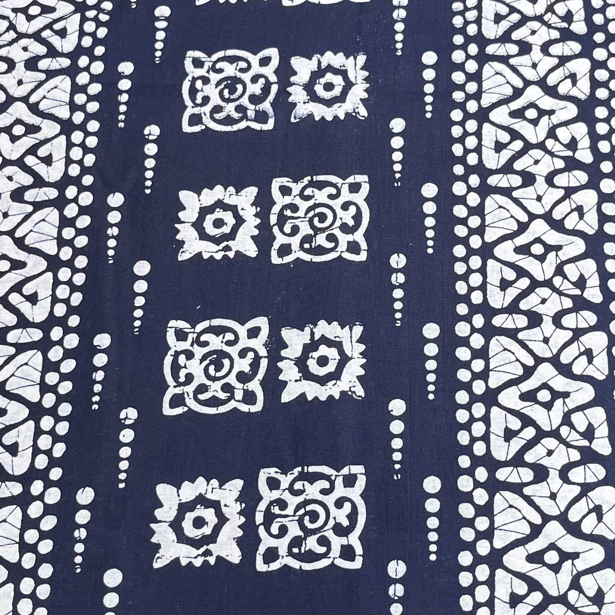 Pound A Metre 3 Metres Luxury Printed Cotton – 36" Wide- (Navy)