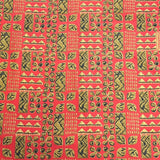 Pound A Metre 3 Metres Luxury Printed Cotton – 36" Wide- (Orange & Gold)