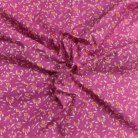 Pound A Metre 3 Metres Luxury Printed Cotton – 36" Wide- (Pink) (EOL)