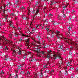 Pound A Metre 3 Metres Luxury Printed Cotton – 36" Wide- (Pink Flowers)