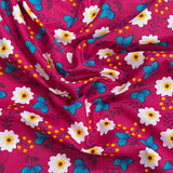 Pound A Metre 3 Metres Luxury Printed Cotton – 36" Wide- (Red Flower)