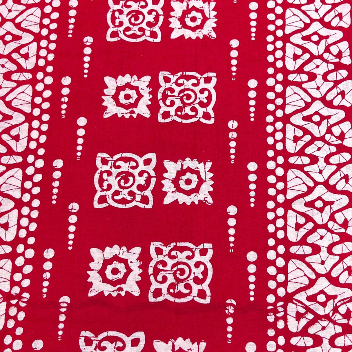 Pound A Metre 3 Metres Luxury Printed Cotton – 36" Wide- (Red)