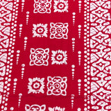 Pound A Metre 3 Metres Luxury Printed Cotton – 36" Wide- (Red)