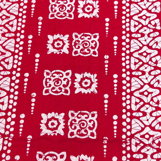 Pound A Metre 3 Metres Luxury Printed Cotton – 36" Wide- (Red)