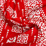 Pound A Metre 3 Metres Luxury Printed Cotton – 36" Wide- (Red)