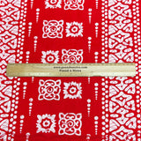 Pound A Metre 3 Metres Luxury Printed Cotton – 36" Wide- (Red)