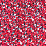 Pound A Metre 3 Metres Luxury Printed Cotton – 36" Wide- (Red Small Flower)