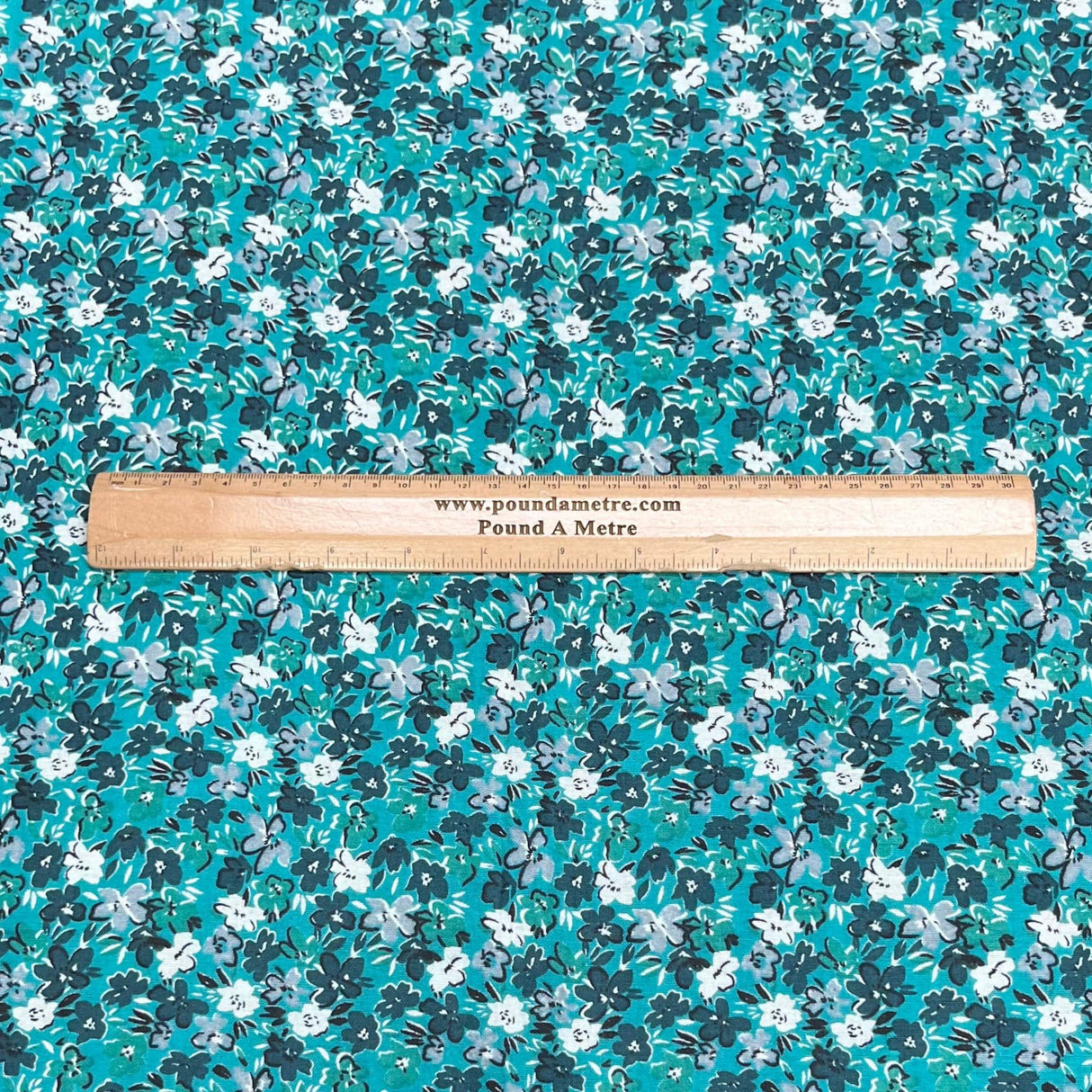 Pound A Metre 3 Metres Luxury Printed Cotton – 36" Wide- (Water)
