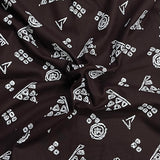 Pound A Metre 3 Metres Luxury Printed Cotton – 42" Wide- (Brown)