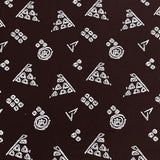 Pound A Metre 3 Metres Luxury Printed Cotton – 42" Wide- (Brown)
