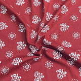 Pound A Metre 3 Metres Luxury Printed Cotton – 42" Wide- (Coral)