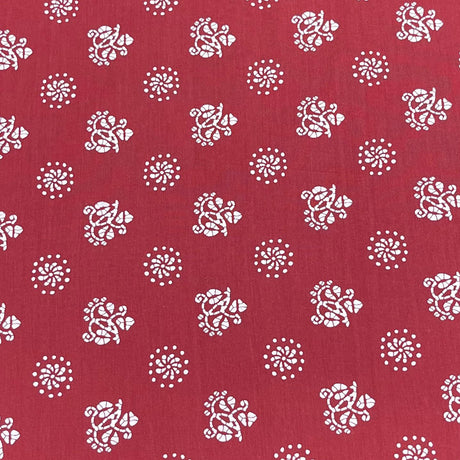 Pound A Metre 3 Metres Luxury Printed Cotton – 42" Wide- (Coral)