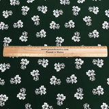 Pound A Metre 3 Metres Luxury Printed Cotton – 42" Wide- (Dark Green)