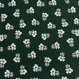 Pound A Metre 3 Metres Luxury Printed Cotton – 42" Wide- (Dark Green)