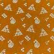 Pound A Metre 3 Metres Luxury Printed Cotton – 42" Wide- (Mustard)